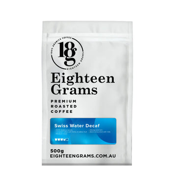 Swiss Water Decaf - Roasted Coffee eighteengrams